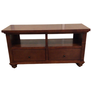 Two Drawer Cherry Tv Stand