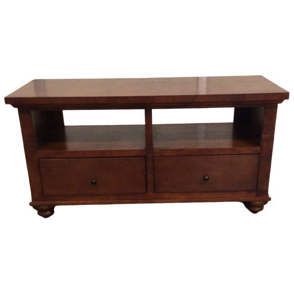Two Drawer Cherry Tv Stand