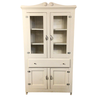 White Corner Hutch