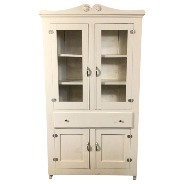 White Corner Hutch