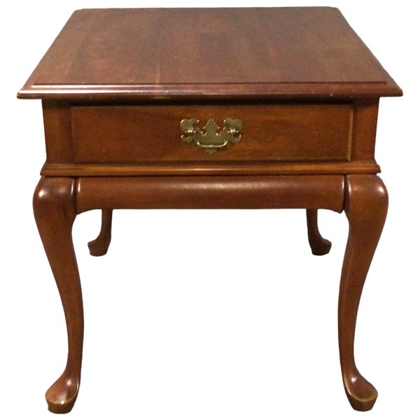 Single Drawer Cherry End Table