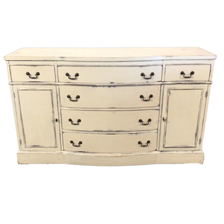 Cream Six Drawer Buffet