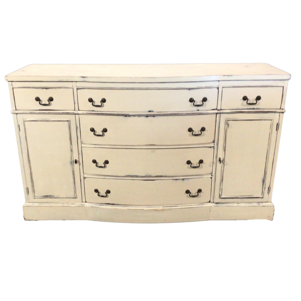 Cream Six Drawer Buffet