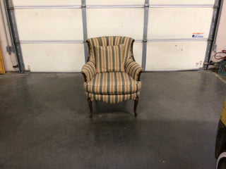 Striped Arm Chair
