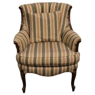 Striped Arm Chair