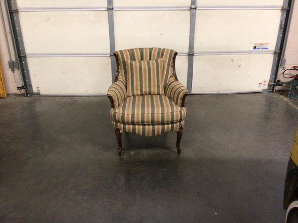 Striped Arm Chair