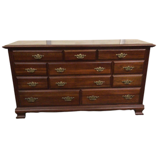 Eleven Drawer Cherry Dresser
