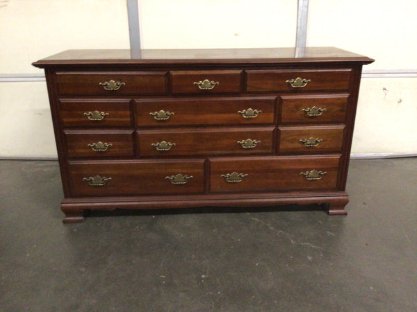 Eleven Drawer Cherry Dresser