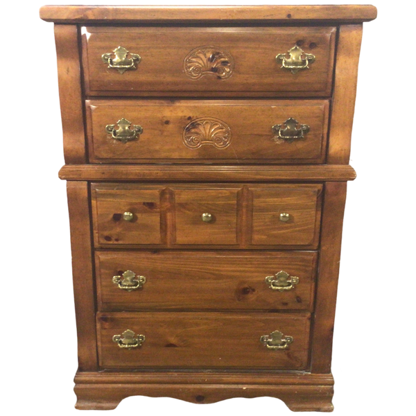 Five Drawer Pine Chest of Drawers