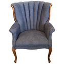 Blue Highback Chair