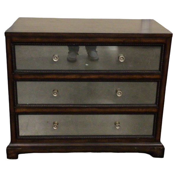 Dresser With Mirror Inlay