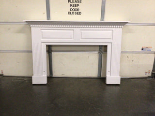 White Fireplace Mantle