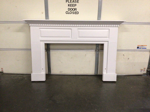 White Fireplace Mantle
