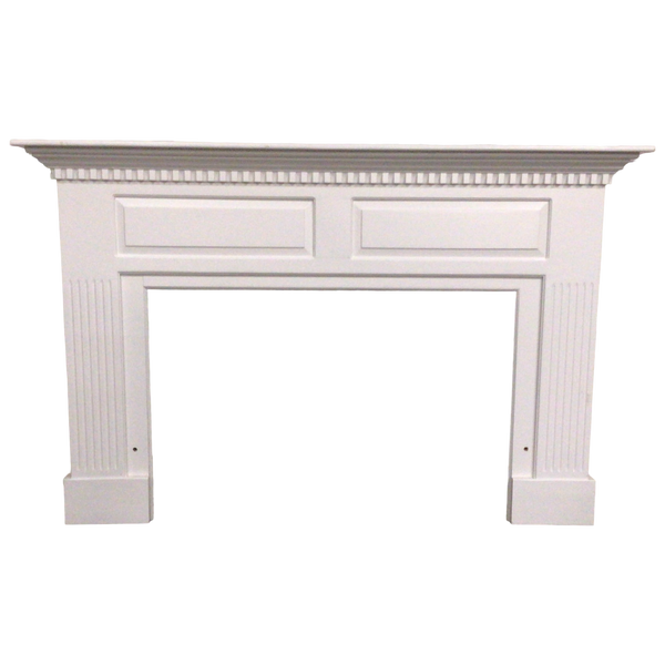 White Fireplace Mantle