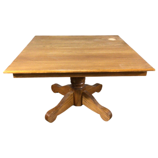 Square Oak Dining Table