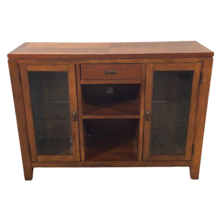 Tv Stand With Glass Door