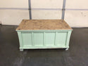 Mint colored cedar chest