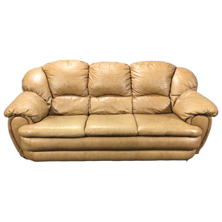 Tan Leather Sofa