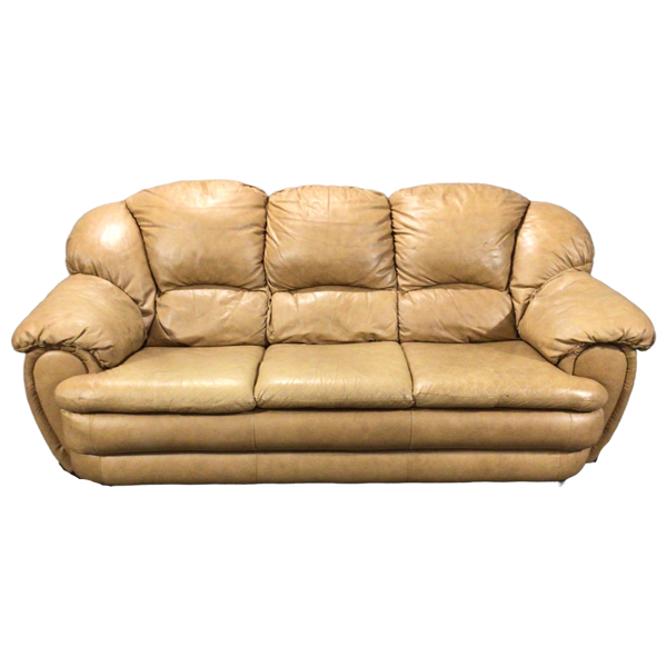 Tan Leather Sofa