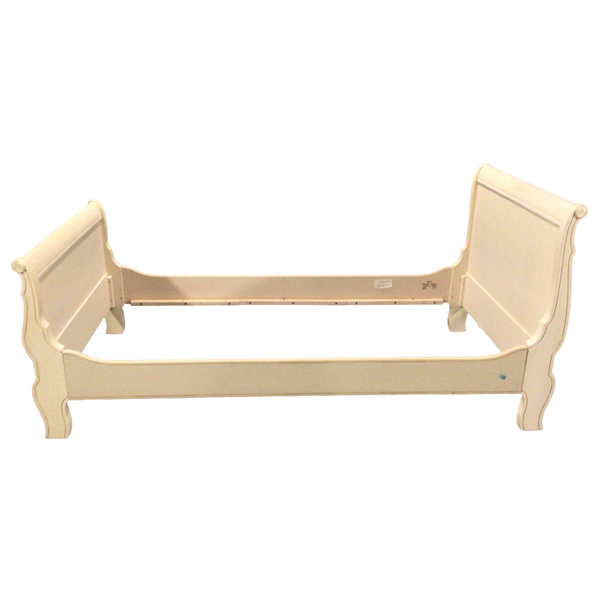 Blonde Twin Sleigh Bed