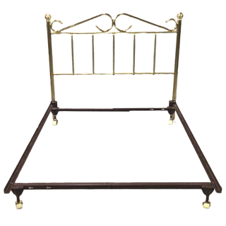 Gold Metal Full Size Bed