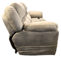 Beige Electric Reclining Massage Sofa