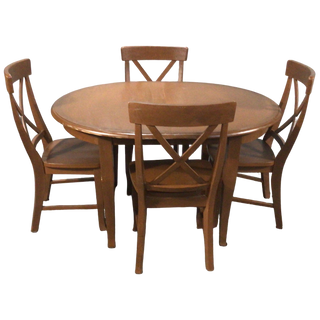 Oval Dining Table Set