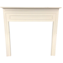 White Fireplace Mantle