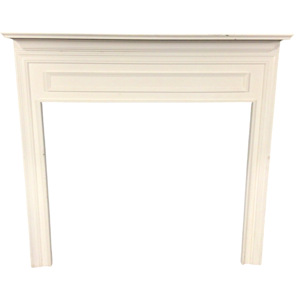 White Fireplace Mantle