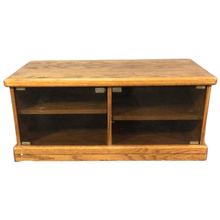 Oak Two Door Tv Stand