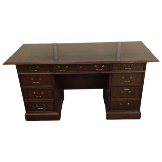 Wooden Seven Drawer Desk