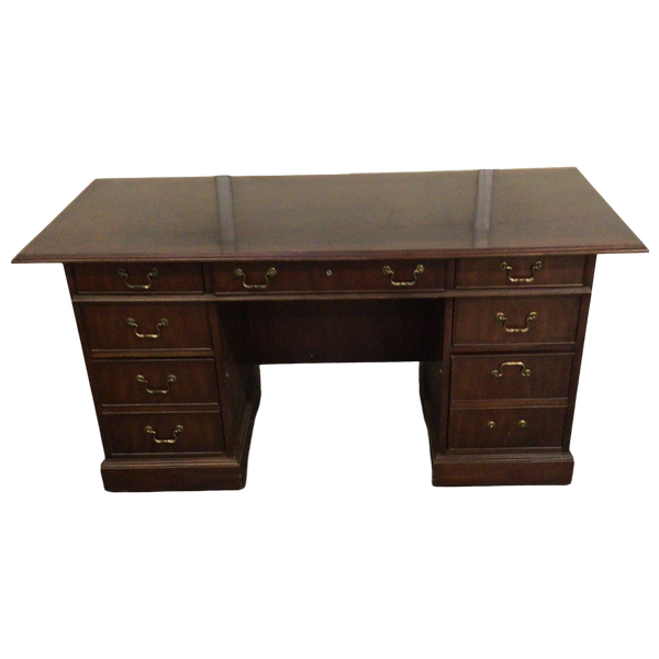 Wooden Seven Drawer Desk