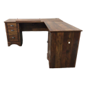 Three Drawer L Shaped Desk