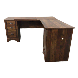 Three Drawer L Shaped Desk