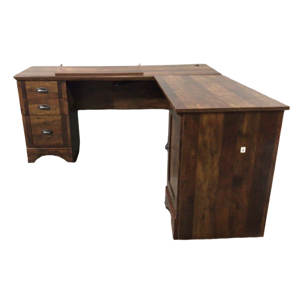 Three Drawer L Shaped Desk