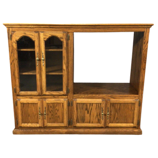 Rolling Six Doors Entertainment Center