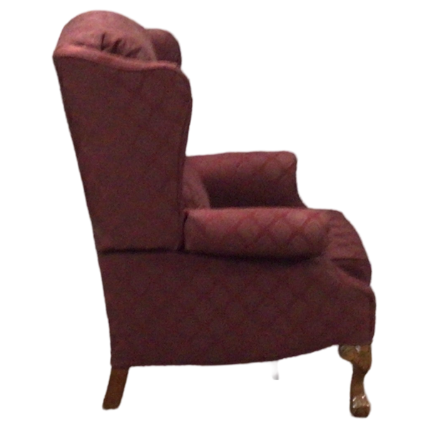 Burgundy Reclining Arm Chair