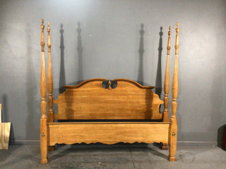 Oak king size bed