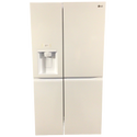 White LG Side By Side Refrigerator