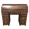 Six Drawer Roll Top Desk