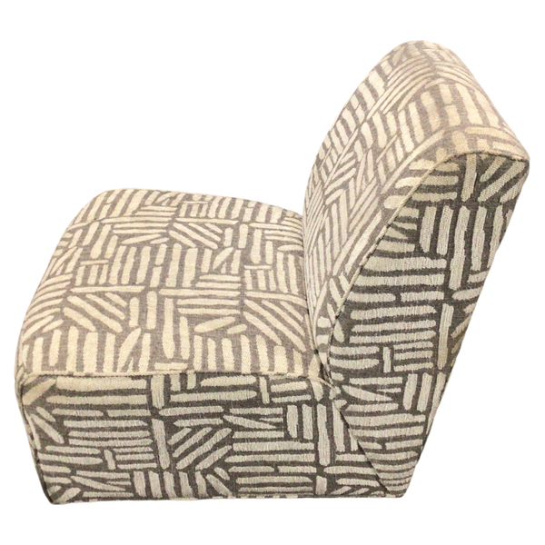 Gray And White Swivel Chair