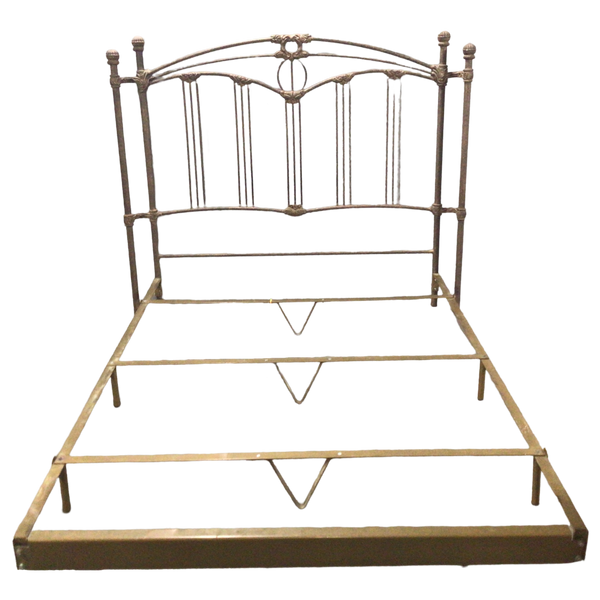 Cast Iron Queen Size Bed