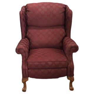 Burgundy Reclining Arm Chair