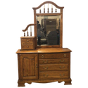 Harrison Ward Dresser With Top Drawer And Mirror