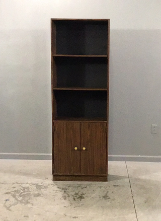 Brown Bookshelf with Cabinet
