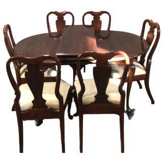 Seven Piece Cherry Dining Set