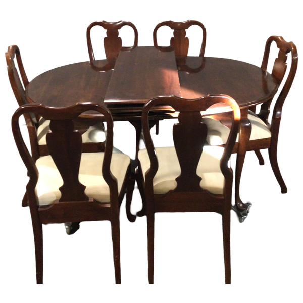 Seven Piece Cherry Dining Set