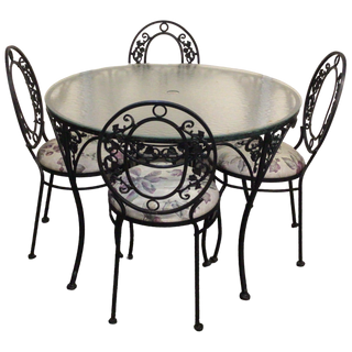 Five Piece Metal Outdoor Set
