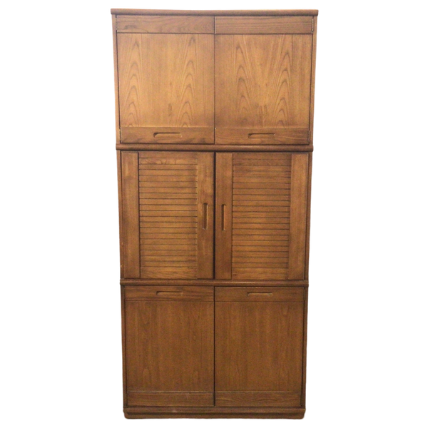 Oak Thomasville Media Cabinet