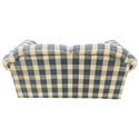 Blue Plaid Loveseat